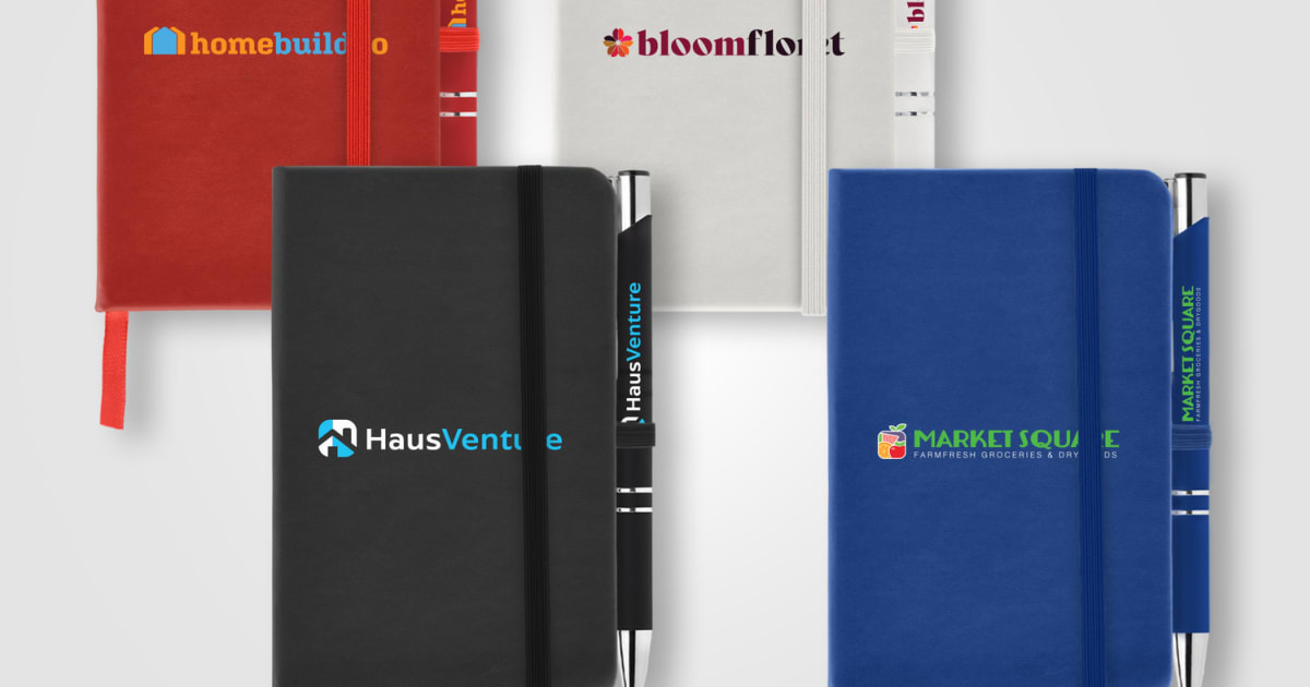 Miller Notebook & Tres-Chic Softy Pen Gift Set