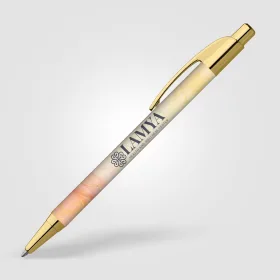 Lebeau Exklusiver Metallic Kugelschreiber in Gold