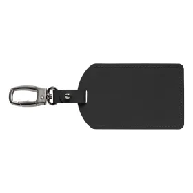 Malmö Karabiner-Gepäckanhänger aus recyceltem Metall - 6.5 x 17.5 cm in Schwarz