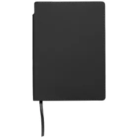 Malmö Notizbuch mit weichem Einband aus recyceltem Material - A5 in Schwarz