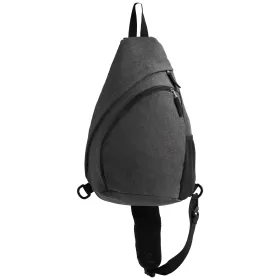 Helsinki Umhängetasche mit verstellbarem Riemen aus rPET und Nylon - 15L in Dunkelgrau