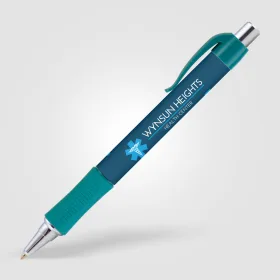 Hepburn Chrome Kugelschreiber in Blaugrün