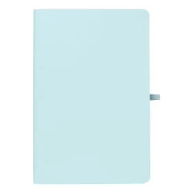 Monolith Notizbuch mit liniertem Steinpapier und Soft-Touch-Oberfläche - A5 in Hellblau