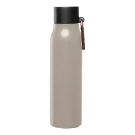 Strata Thermos-Trinkflasche mit Karabiner aus recyceltem Edelstahl - 550 ml in Düne