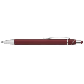 Orbit Spinner Chrome Metall Kugelschreiber - m/Stylus in Burgunderrot