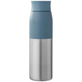 Borealis Recycling-Edelstahlflasche mit Drehverschluss - 650 ml in Hellblau