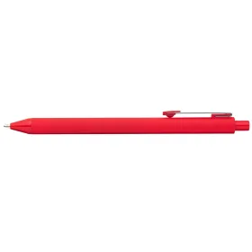 Vela Essentials Gelschreiber mit Soft-Touch-Oberfläche aus recyceltem Kunststoff Soft-Touch-Oberfläche in Rot