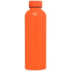 Norden Trinkflasche in glänzender Monochrom-Optik und wasserdicht aus rPET – 680 ml in Orange