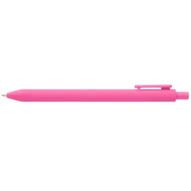 Bloom Klick-Kugelschreiber in Soft-Touch-Optik aus recyceltem Kunststoff in Rosa