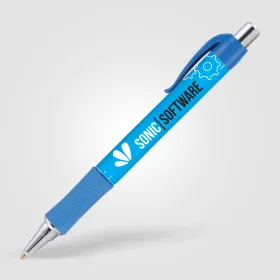 Hepburn Chrome Kugelschreiber in Blau