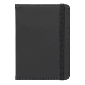 Malmö Reisepass-Geldbörse aus recyceltem Material - 11 x 15 cm in Schwarz
