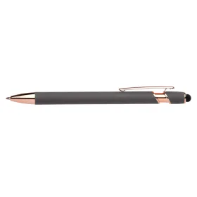 Prince Softy Roségold Executive Kugelschreiber - m/Stylus in Taupe