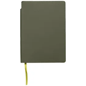 Malmö Notizbuch mit weichem Einband aus recyceltem Material - A5 in Waldgrün