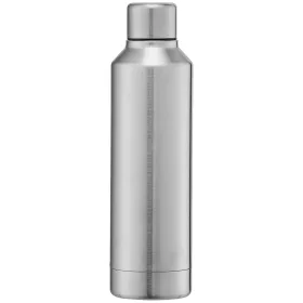 Olympus Edelstahlflasche - Kupferbeschichtet & Doppelwandig mit Drehverschluss - 500 ml in Chrom