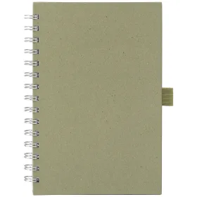 Terra Recycling-Milchkarton FSC®-Papier- Spiralnotizbuch – A5 in Düne
