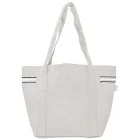 Newport Tragetasche mit Streifenmuster aus recyceltem Material - 20L in Grau
