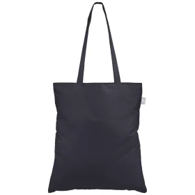 Geo - Tragetasche aus recyceltem Baumwolltuch - 140 g/m2 in Marineblau