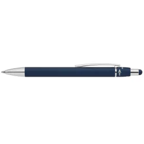 Orbit Spinner Chrome Metall Kugelschreiber - m/Stylus in Marineblau