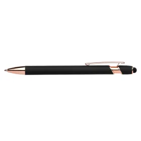 Prince Softy Roségold Executive Kugelschreiber - m/Stylus in Schwarz