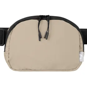 Taiga Gürteltasche mit Reissverschluss aus rPET Nylon - 1.2 L in Düne