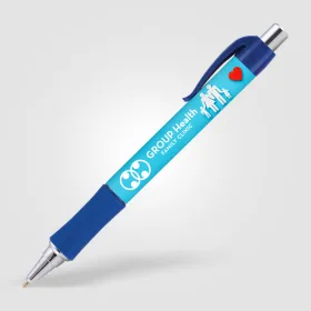Hepburn Chrome Kugelschreiber in Marineblau