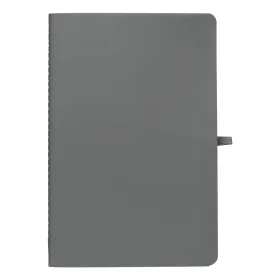 Monolith Notizbuch mit liniertem Steinpapier und Soft-Touch-Oberfläche - A5 in Metallisch