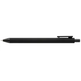 Bloom Klick-Kugelschreiber in Soft-Touch-Optik aus recyceltem Kunststoff in Schwarz