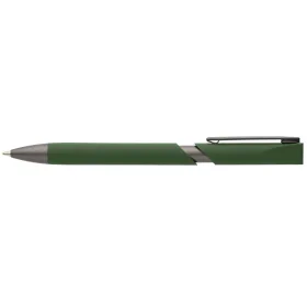 Kyra Kugelschreiber aus recyceltem Kunststoff und Stone Finish in Forest Green