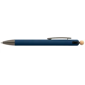Cavo Kugelschreiber mit Fidget-Funktion aus recyceltem Aluminium in Marineblau