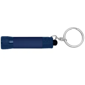 Chroma Softy Monochrome Klassisches 3 LED Taschenlampen Schlüsselanhänger in Marineblau