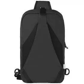 Coastal Threads™ Repreve® Umhängetasche mit zwei Tragemöglichkeiten - 9L in Schwarz