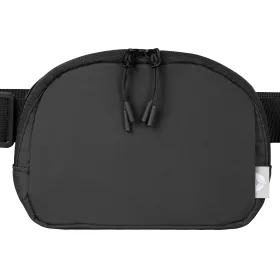 Taiga Gürteltasche mit Reissverschluss aus rPET Nylon - 1.2 L in Schwarz