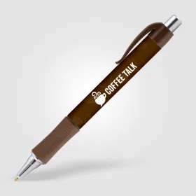 Hepburn Chrome Kugelschreiber in Braun