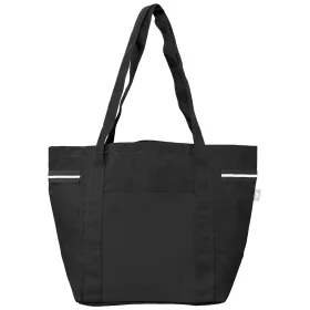 Newport Tragetasche mit Streifenmuster aus recyceltem Material - 20L in Schwarz