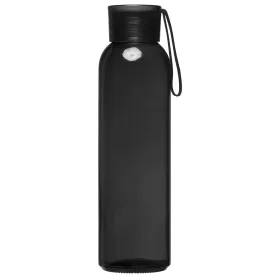 Solstra Essentials Glasflasche mit Silikonband - 500 ml in Schwarz