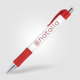 Hepburn Chrome Kugelschreiber in Rot
