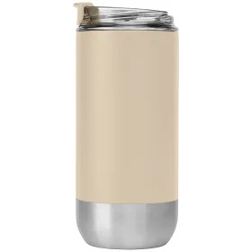 Glacier Recycling-Edelstahlbecher - Doppelwandig - 475 ml in Cremefarben