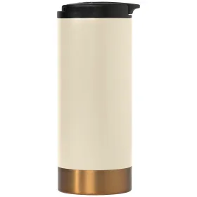 Astrid Edelstahl-Thermobecher - Doppelwandig - 385 ml in Cremefarben