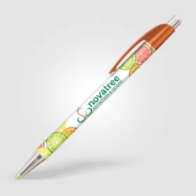 Lebeau Chrome Kugelschreiber in Orange