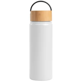 Reborn - 530 ml Edelstahlflasche - Doppelwandig in Weiss