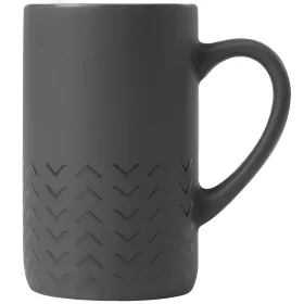 Café Chalet - 355 ml Keramiktasse in Grau