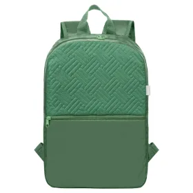 Sora Rucksack gesteppt aus recyceltem 210D Polyester – 13 L in Waldgrün