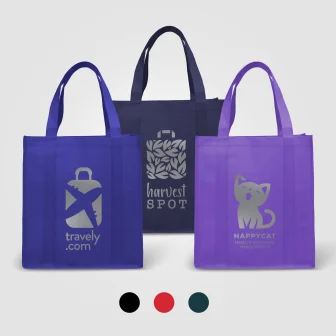 North Park - Non-Woven Shopping Tote Bag - Metallic imprint
