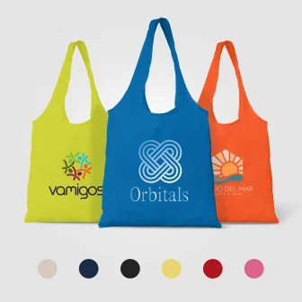 Santorini Recycled 5oz Cotton Shopping Tote Bag - 8L