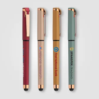 Islander Softy Rose Gold Metallic Designer Gel Pen w/ Stylus