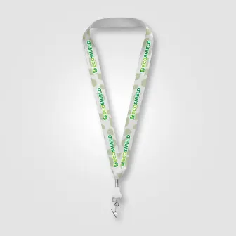 Zevi rPET Bulldog Clip Lanyard - 36'' x 1''