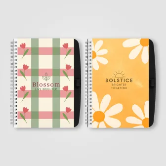 SimpliColor Hard Cover Spiral Notebook – A5