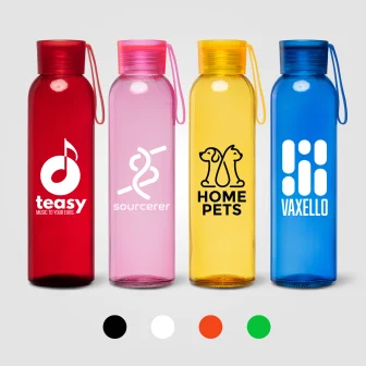Solstra Essentials Glass Silicone-Strap Bottle – 17 oz.