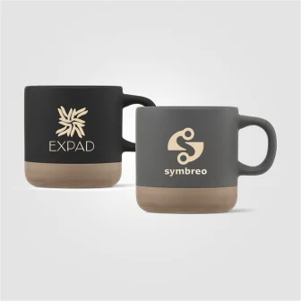 Terra - Tasse en céramique à base d'argile de 355 ml