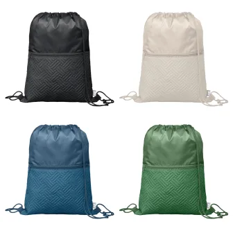 Sac à cordon Sora recyclé matelassé – 6 L